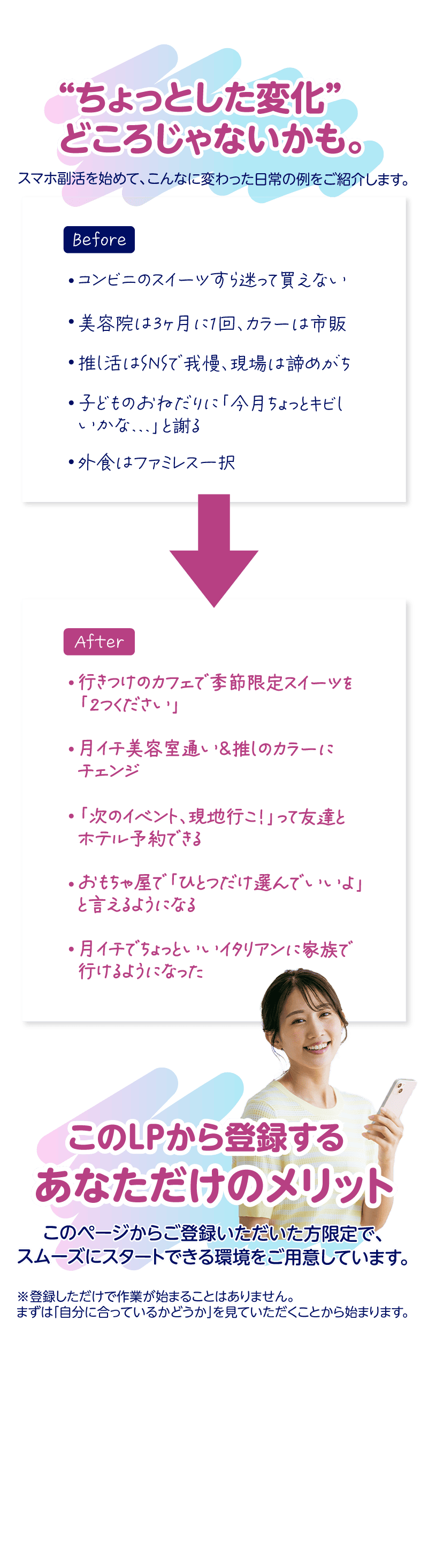 ちょっとした変化どころじゃないかも